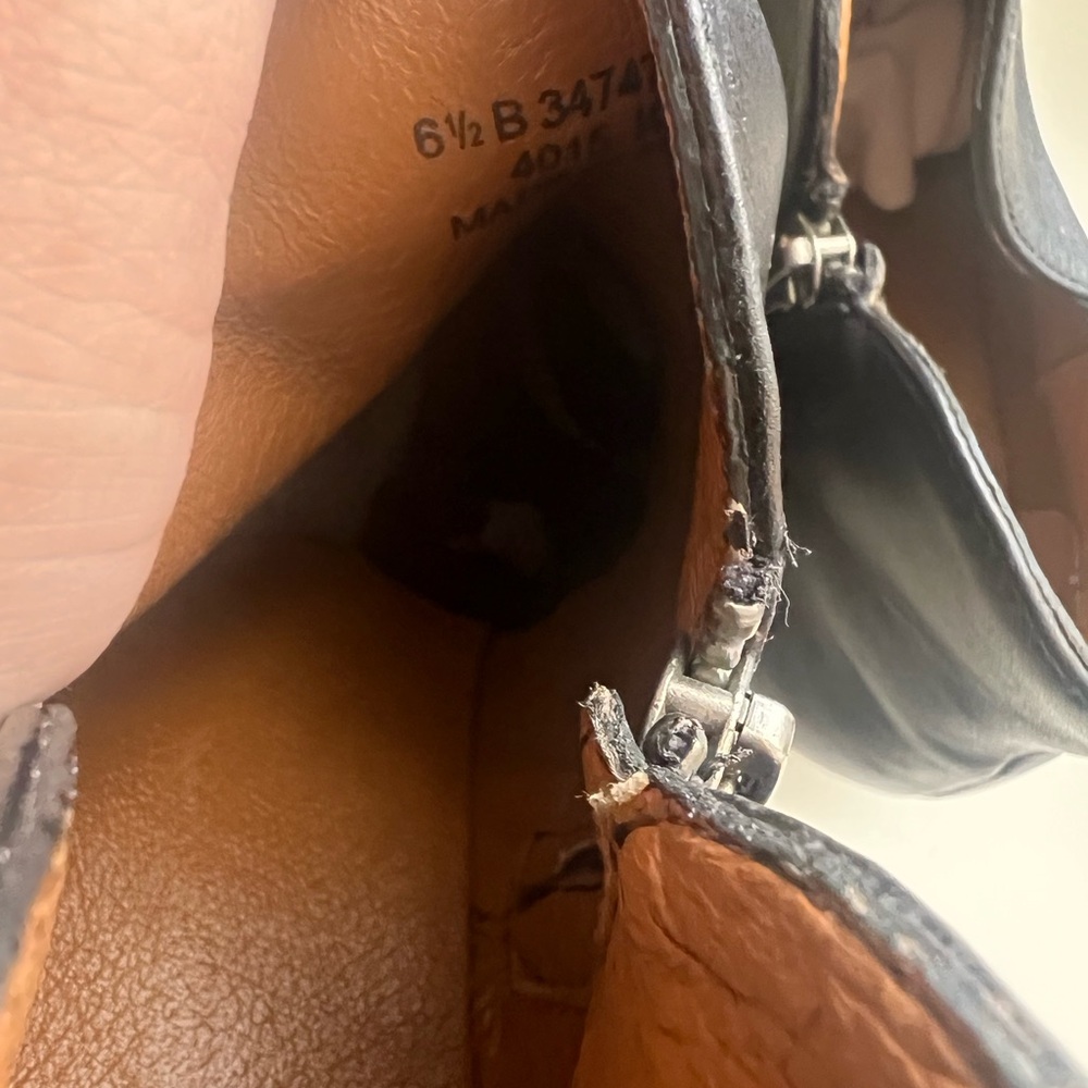 Women’s Frye Black Leather Ankle Boots - Picture 2 of 3